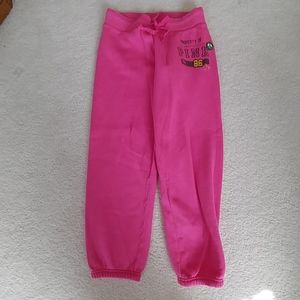 Pink sweatpants